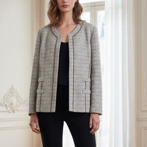 Chico'sTan Tweed  NWT Daphne Blazer  Jacket 3